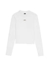 Le Gros Grain Manches Long Sleeve T-Shirt White - JACQUEMUS - BALAAN 2