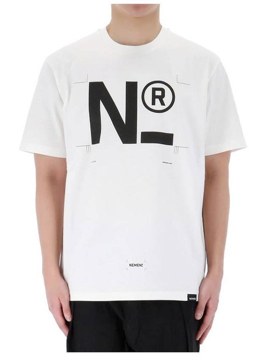 Logo font short sleeve t shirt NMN E23141T 224 - NEMEN - BALAAN 2