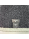 Beanie CC Logo Cashmere Silk Black Winter Knit Hat AAA564 - CHANEL - BALAAN 7