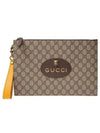 Neo Vintage GG Supreme Clutch Bag Beige Ebony - GUCCI - BALAAN 2