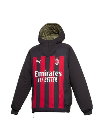 AC Milan 1/2 Zip Reversible Padding Green - PUMA - BALAAN 1