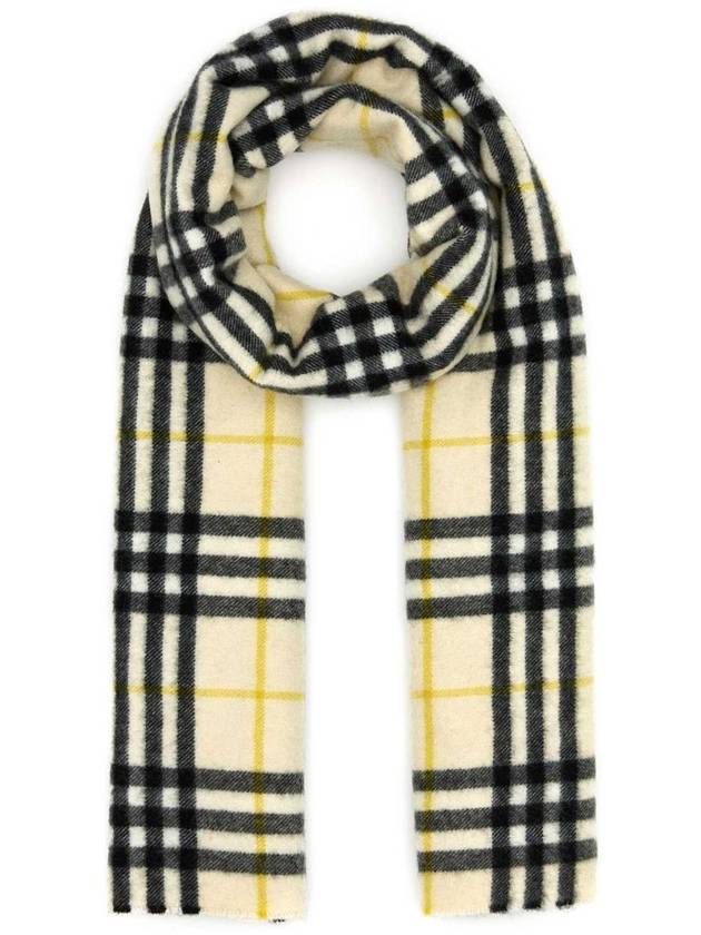 Happy Check Cashmere Scarf Candle - BURBERRY - BALAAN 2