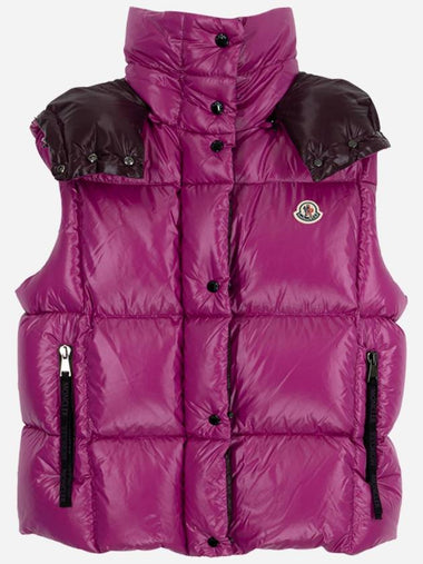 Women s Rougeule Hooded Down Padded Vest 1A0009968950 550 - MONCLER - BALAAN 1