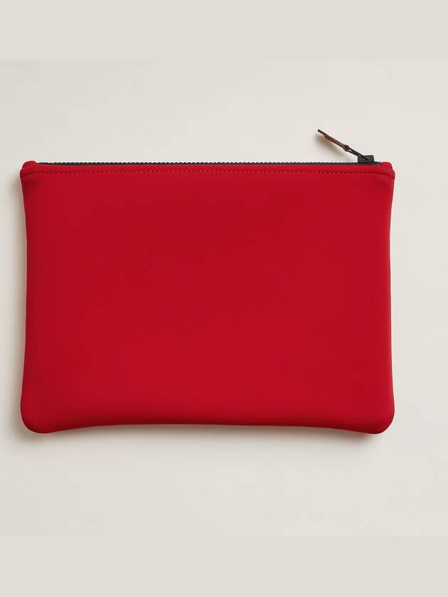 Neobain Poulpe Fiction Medium Clutch Bag Red - HERMES - BALAAN 3