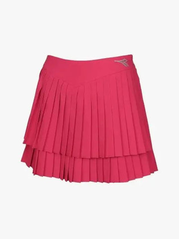 Diadora cross coat double pleated skirt PINK - DIADORA - BALAAN 1