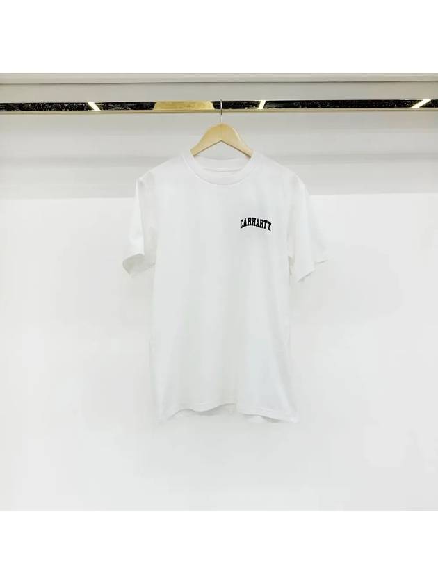 University Script Short Sleeve T-Shirt White - CARHARTT WIP - BALAAN 2