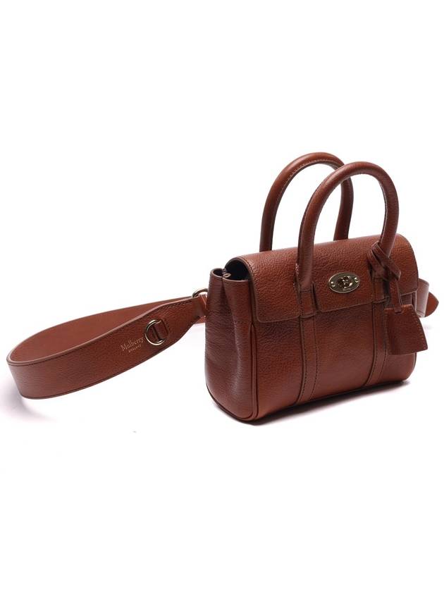 Mini Bayswater Tote Bag Brown - MULBERRY - BALAAN 4