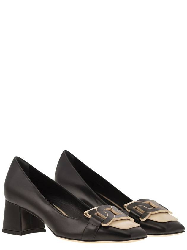 Leather pumps with chain - TOD'S - BALAAN 4