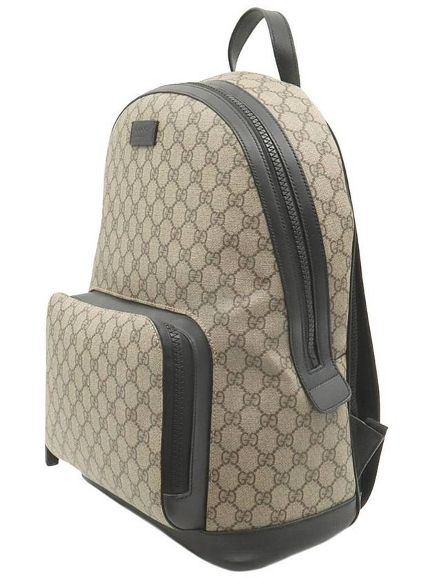 GG Supreme Canvas Black Trim Eden Backpack 406370 - GUCCI - BALAAN 3