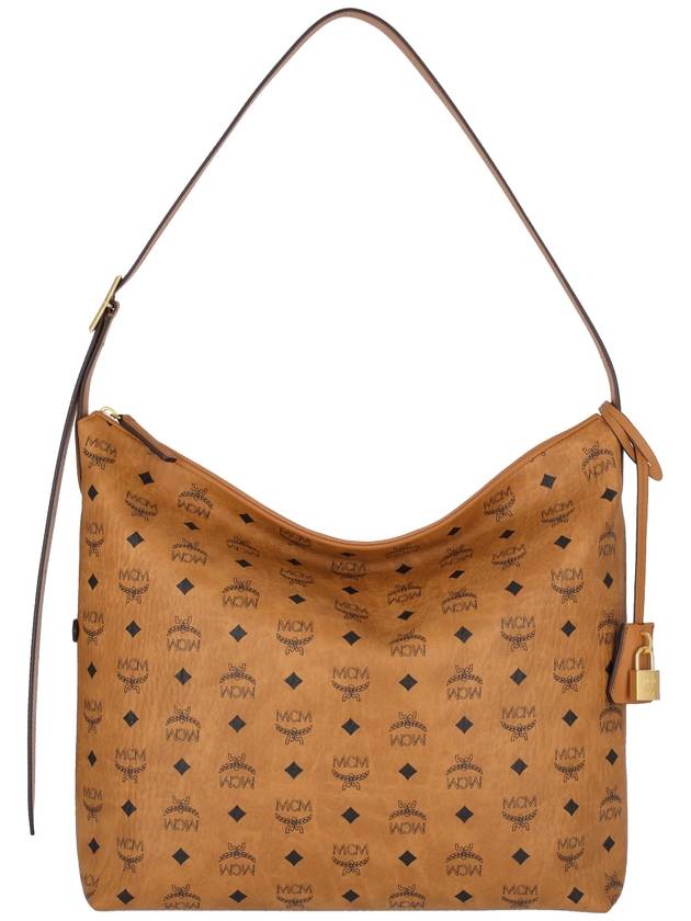 Large Aren Visetos Print Shoulder Bag Brown - MCM - BALAAN 2