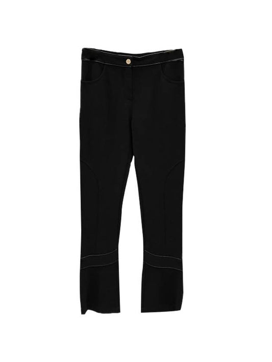 Zipper Bootcut Slacks Black - GIVENCHY - BALAAN 1