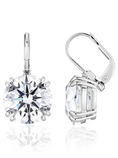 Millenia Drop Earrings White Silver - SWAROVSKI - BALAAN 2