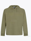 Men's Garment Dyed OLD Treatment Cotton Hoodie Green - STONE ISLAND - BALAAN 2