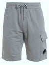 Men's Lens Patch Cargo Shorts Grey - CP COMPANY - BALAAN 2