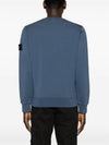 Wappen Patch Garment Dyed Sweatshirt Avio Blue - STONE ISLAND - BALAAN 3