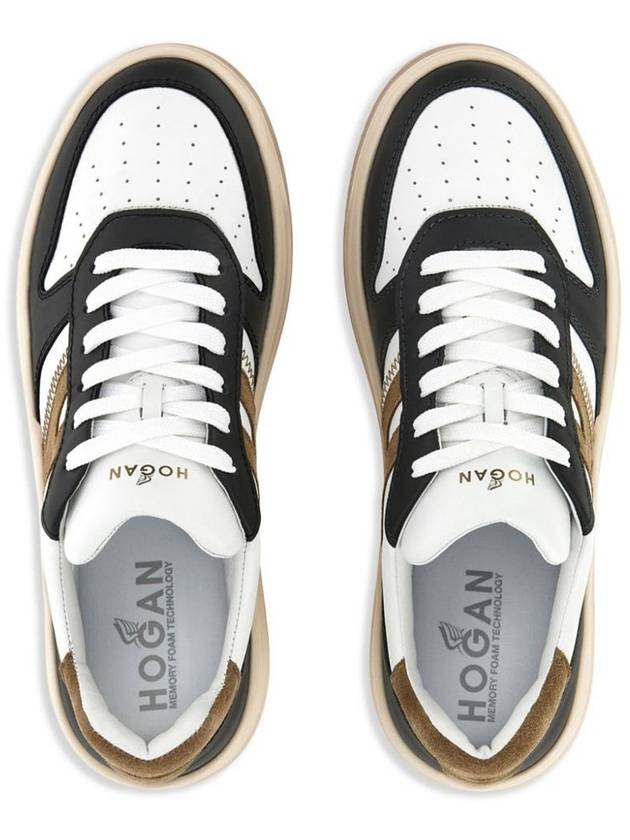 Hogan Smooth Leather And Suede H630 Sneakers Shoes - HOGAN - BALAAN 4