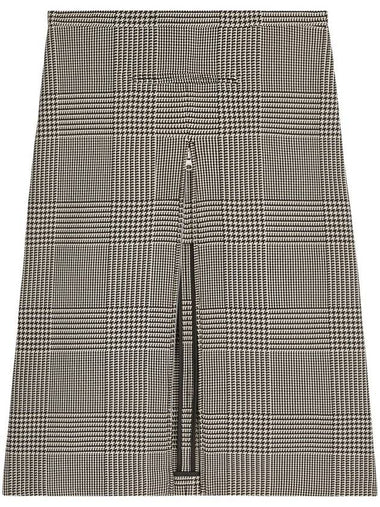 Courrèges Zipped Prince Of Wales Midi Skirt - COURREGES - BALAAN 1