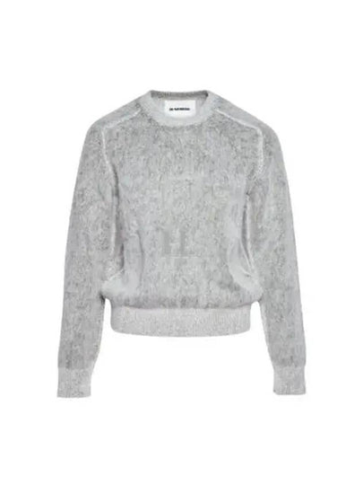 Brushed Mouline Knit Top Grey - JIL SANDER - BALAAN 2