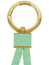 Intrecciato Lambskin Key Holder Green - BOTTEGA VENETA - BALAAN 4