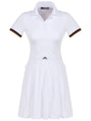 Women's Dagmar Dress White - J.LINDEBERG - BALAAN 2