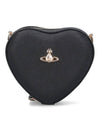 ORB Logo Heart Cross Bag Black - VIVIENNE WESTWOOD - BALAAN 3