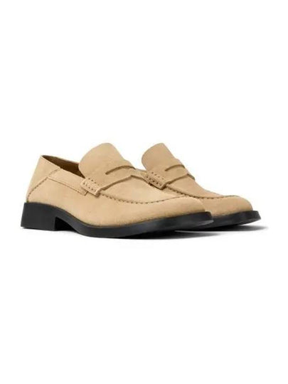 Dana Nubuck Moccasin Loafers Beige - CAMPER - BALAAN 2