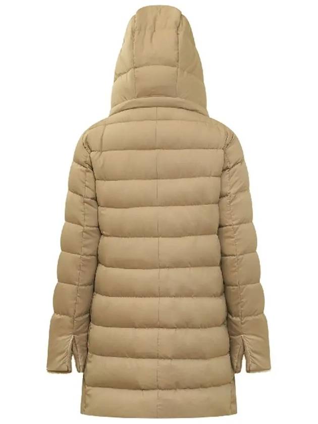 Arendelle Lady Faux Fur Down Padding Beige - HERNO - BALAAN 4