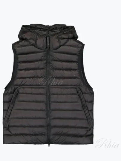 D.D. Shell Goggles Down Vest Black - CP COMPANY - BALAAN 2