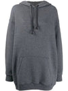 Back Label Patch Hooded Top Black - ACNE STUDIOS - BALAAN 3