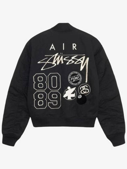 Reversible Bomber Jacket Black - NIKE - BALAAN 2