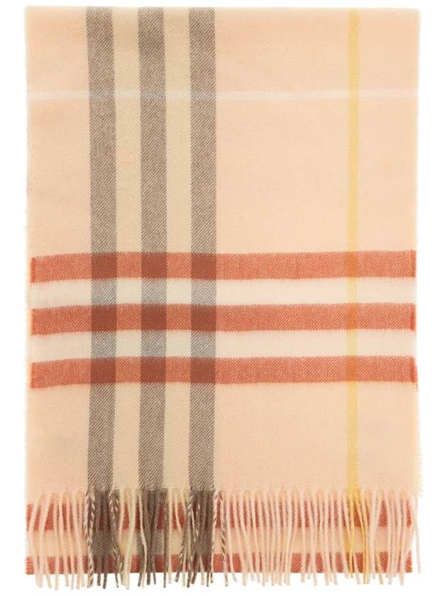 Check Cashmere Scarf Teacup - BURBERRY - BALAAN 2