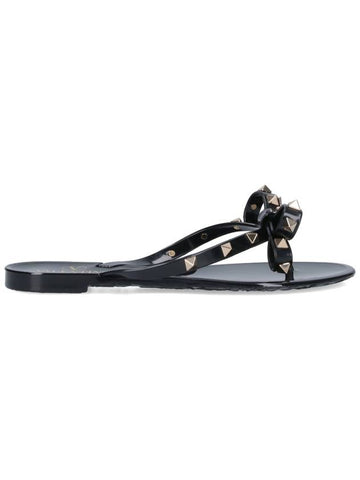 Valentino Garavani Sandals Black - VALENTINO - BALAAN 1