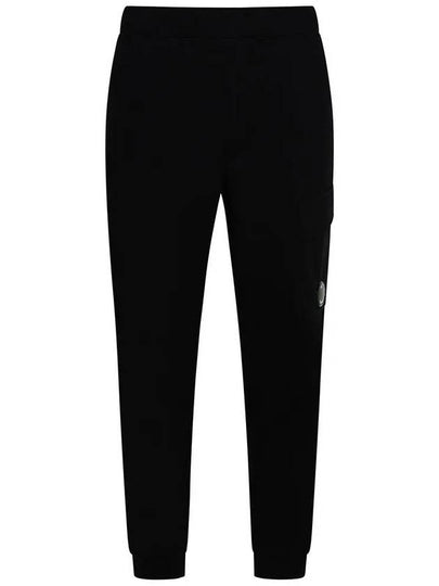 Diagonal Raised Fleece Track Pants Black - CP COMPANY - BALAAN 2