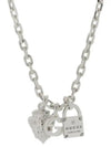 Trademark 3 charm pendant necklace YBB796359001 796359 - GUCCI - BALAAN 1