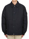 Ghost Piece O-Ventile Down Jacket Navy - STONE ISLAND - BALAAN 2