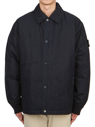 Ghost Piece O-Ventile Down Jacket Navy - STONE ISLAND - BALAAN 2