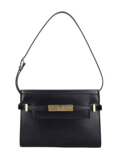 Small Manhattan shoulder bag black - SAINT LAURENT - BALAAN 1