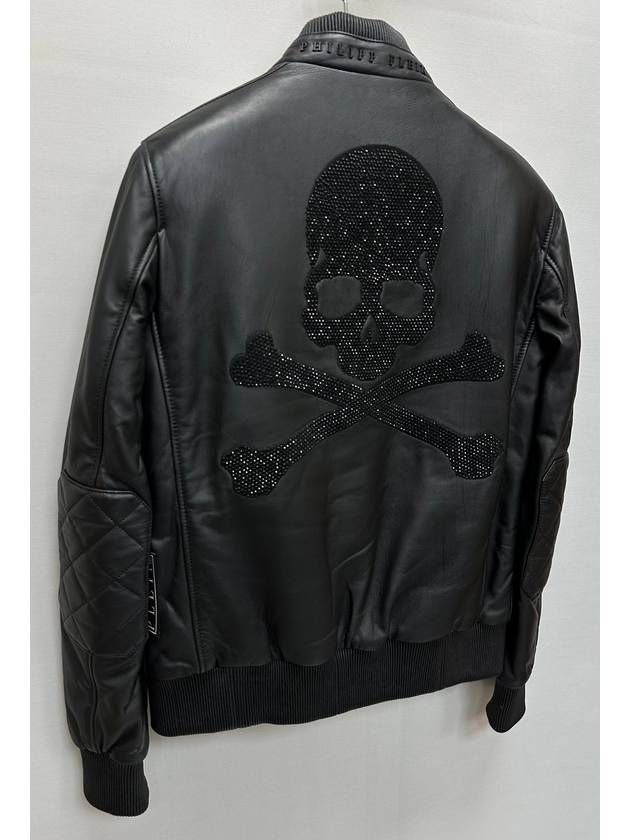 Big Swarovski quilted leather jacket 95 - PHILIPP PLEIN - BALAAN 6