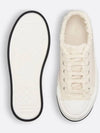 Walk'n Platform Cotton Canvas Low Top Sneakers Beige - DIOR - BALAAN 5