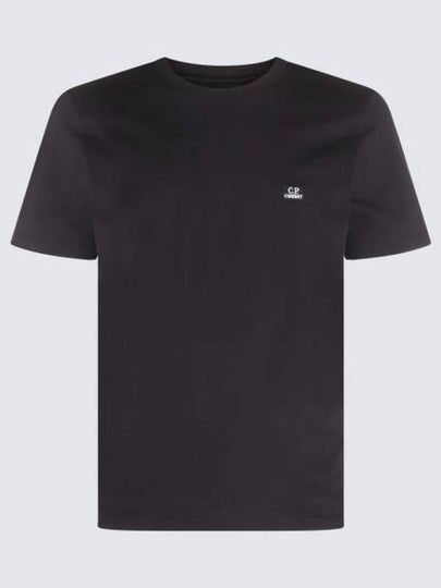 30/1 Jersey Logo Short Sleeve T-Shirt Black - CP COMPANY - BALAAN 2