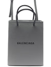 Logo Top Handle Tote Bag Grey - BALENCIAGA - BALAAN 2