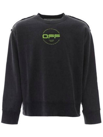 hand graphic print sweatshirt black - OFF WHITE - BALAAN 1