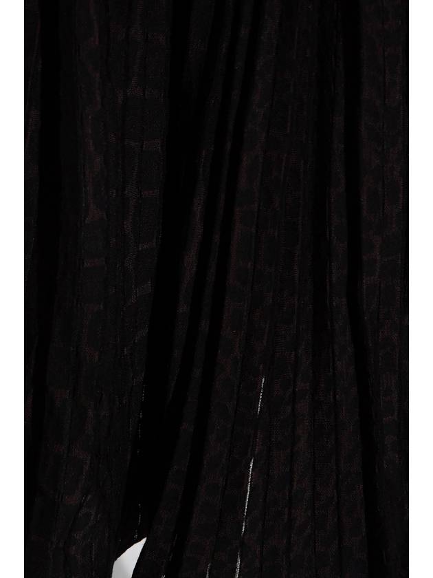 Alaïa Pleated Skirt, Women's, Black - ALAIA - BALAAN 5