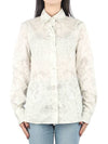 Women's Floral Print Long Sleeve Shirt White - ETRO - BALAAN 2