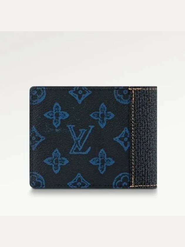 Slender Monogram Canvas Half Wallet Blue - LOUIS VUITTON - BALAAN 9