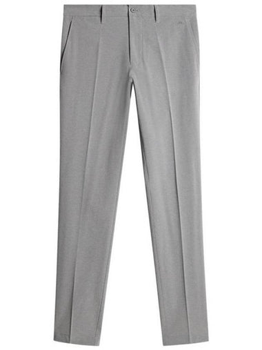 Men's Ellott Stretch Pants Medium Grey Melange - J.LINDEBERG - BALAAN 1