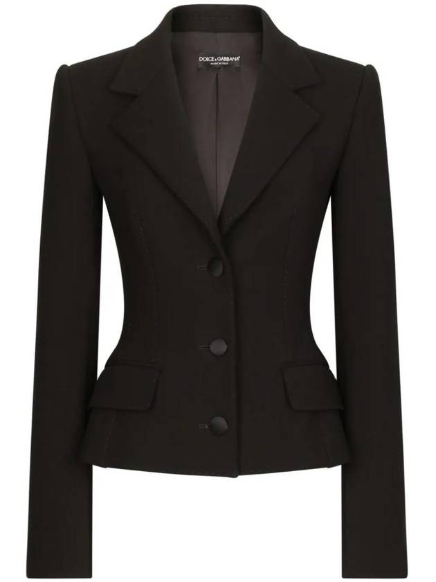 Virgin Wool Blend Blazer F27AWTFUBF1 - DOLCE&GABBANA - BALAAN 1