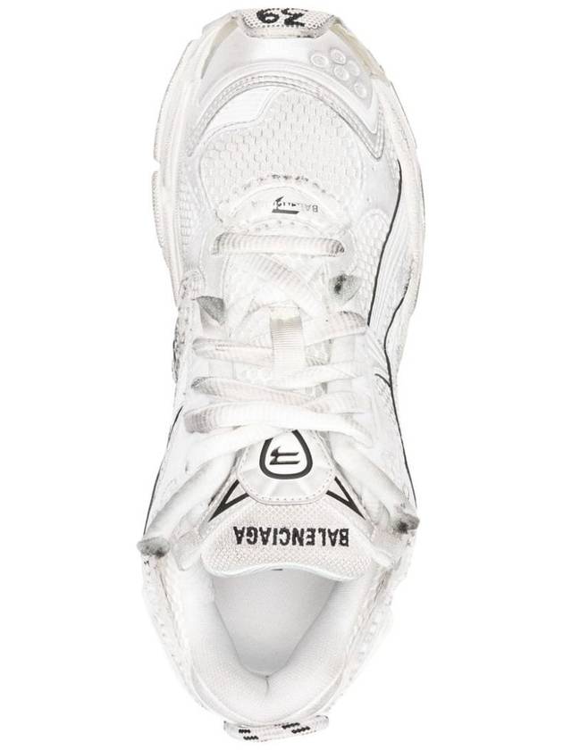 Runner Embroidered Logo Low Top Sneakers White - BALENCIAGA - BALAAN 5