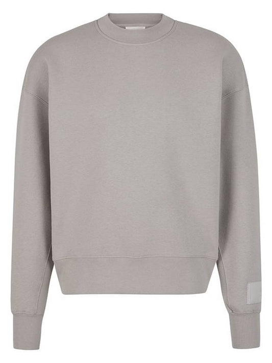 Alexandre Mattiussi Embroidered Logo Sweatshirt Pearl Grey - AMI - BALAAN 2