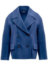 Cape short coat navy CAPE 028 - MAX MARA - BALAAN 1